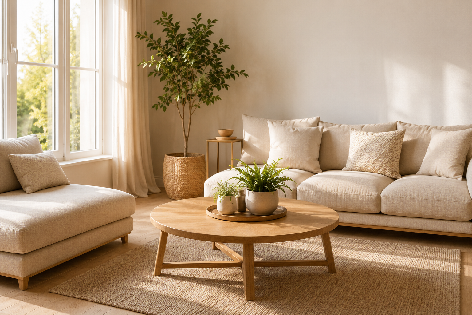Beautifully finished interior living room by BEXSAM Builders